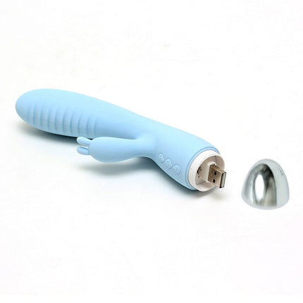 Leten Faye 2 Tarzan Vibrator - lichtblauw - Erotiekvoordeel.nl