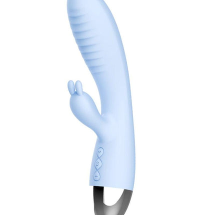 Leten Faye 2 Tarzan Vibrator - lichtblauw - Erotiekvoordeel.nl