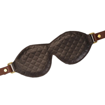 Liebe Seele - The Equestrian Leather Blindfold - Leren Blinddoek-Erotiekvoordeel.nl