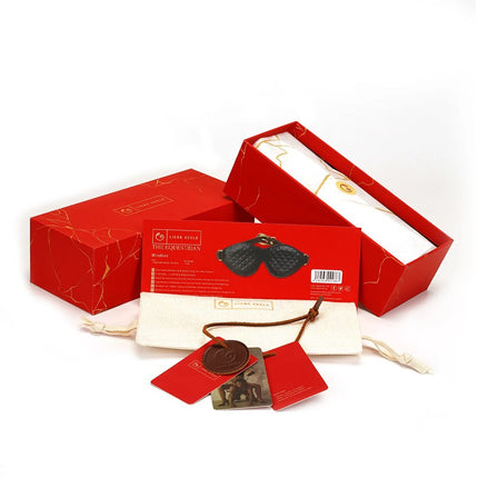 Liebe Seele - The Equestrian Leather Blindfold - Leren Blinddoek-Erotiekvoordeel.nl