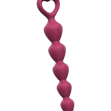 Love to Love Anaal Ketting met Hartvormig Handvat BING BANG - roze - maat M - Erotiekvoordeel.nl
