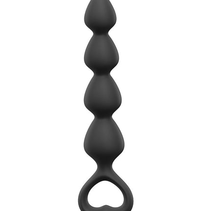Love to Love Anaal Ketting met Hartvormig Handvat BING BANG - zwart - maat L - Erotiekvoordeel.nl