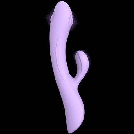 Love to Love BUNNY & CLYDE Rabbit Vibrator met "tapping" functie - lila-Erotiekvoordeel.nl