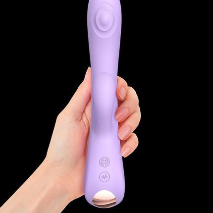Love to Love BUNNY & CLYDE Rabbit Vibrator met "tapping" functie - lila-Erotiekvoordeel.nl