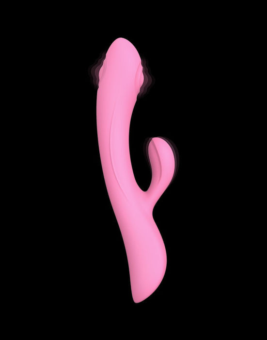 Love to Love BUNNY & CLYDE Rabbit Vibrator met "tapping" functie - roze-Erotiekvoordeel.nl