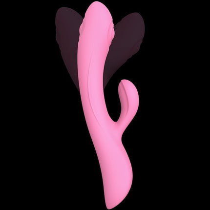 Love to Love BUNNY & CLYDE Rabbit Vibrator met "tapping" functie - roze-Erotiekvoordeel.nl
