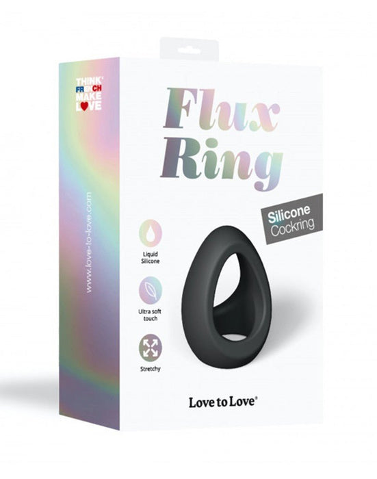 Love to Love Flexibele Cockring FLUX RING - zwart - Erotiekvoordeel.nl