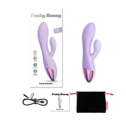 Love to Love - Funky Bunny - Rabbit Vibrator - Lila-Erotiekvoordeel.nl