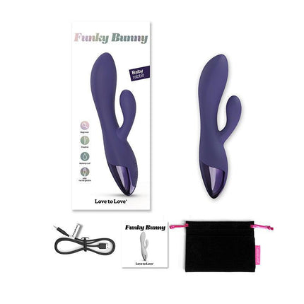 Love to Love - Funky Bunny - Rabbit Vibrator - Paars-Erotiekvoordeel.nl