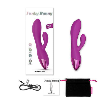 Love to Love - Funky Bunny - Rabbit Vibrator - Roze-Erotiekvoordeel.nl
