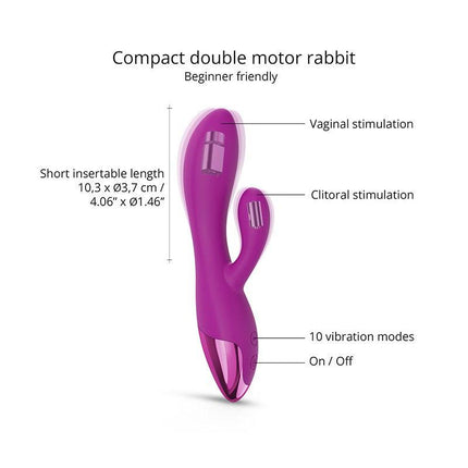Love to Love - Funky Bunny - Rabbit Vibrator - Roze-Erotiekvoordeel.nl