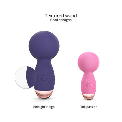 Love to Love - Itsy Bitsy - Mini Wand Vibrator - Paars-Erotiekvoordeel.nl