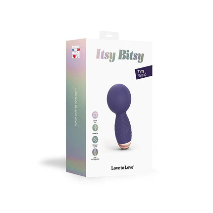 Love to Love - Itsy Bitsy - Mini Wand Vibrator - Paars-Erotiekvoordeel.nl