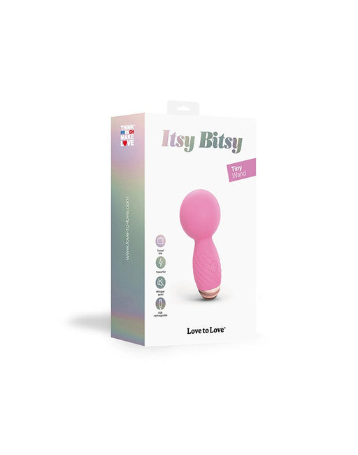 Love to Love - Itsy Bitsy - Mini Wand Vibrator - Roze-Erotiekvoordeel.nl