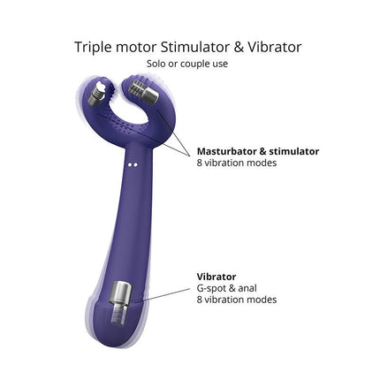Love to Love Multi Vibrator PLEASE ME - paars-Erotiekvoordeel.nl