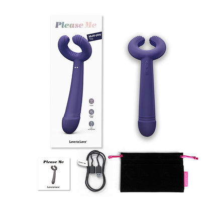 Love to Love Multi Vibrator PLEASE ME - paars-Erotiekvoordeel.nl