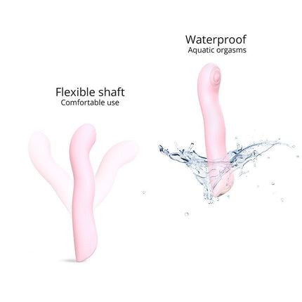 Love to Love P-spot & G-spot Vibrator SWAP met tapping functie - lichtroze-Erotiekvoordeel.nl