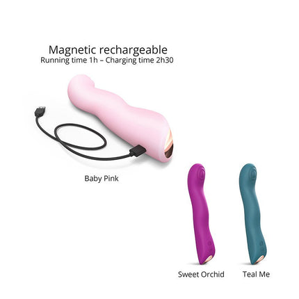 Love to Love P-spot & G-spot Vibrator SWAP met tapping functie - lichtroze-Erotiekvoordeel.nl