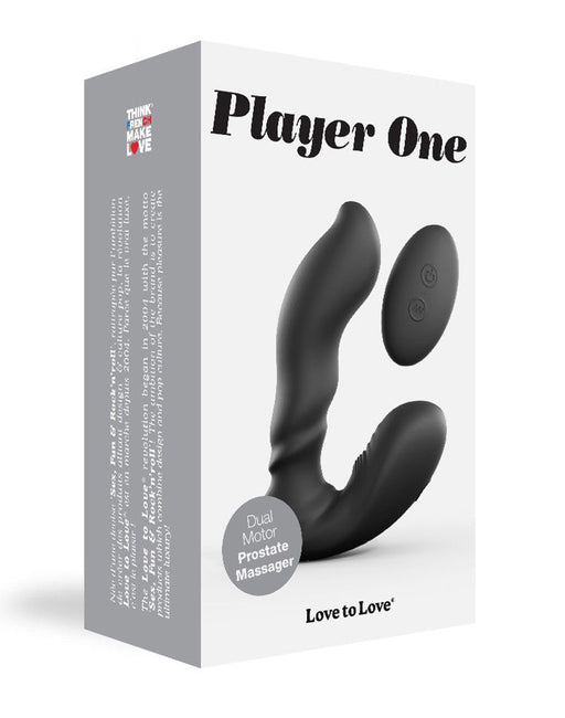 Love to Love Player One Prostaat Vibrator met remote control - Erotiekvoordeel.nl