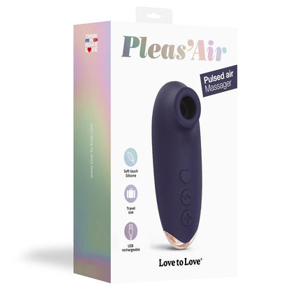 Love to Love Pleas'air Luchtdruk Clitoris Stimulator - Paars-Erotiekvoordeel.nl