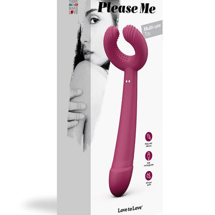 Love to Love Please Me Vibrator, Masturbator en dubbele penetrator in één - Erotiekvoordeel.nl