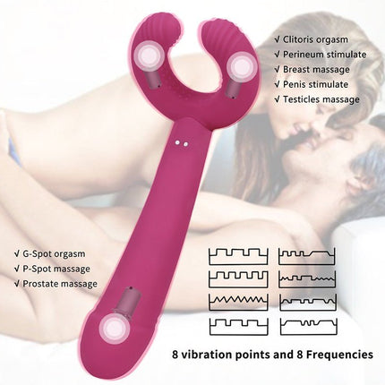 Love to Love Please Me Vibrator, Masturbator en dubbele penetrator in één - Erotiekvoordeel.nl