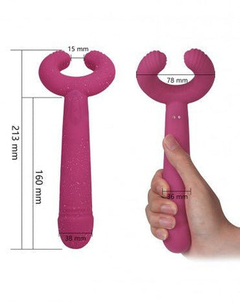 Love to Love Please Me Vibrator, Masturbator en dubbele penetrator in één - Erotiekvoordeel.nl