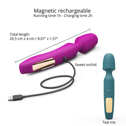 Love to Love R-Evolution Wand Vibrator Set met 2 verwisselbare opzetstukken - roze-Erotiekvoordeel.nl