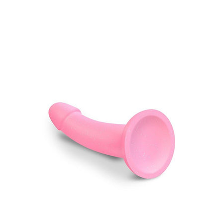 Love to Love Siliconen Dildo GLITZY - roze glitters-Erotiekvoordeel.nl