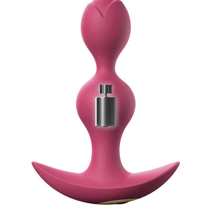 Love to Love Twinny Bud Buigbare Vibrerende Buttplug - roze - Erotiekvoordeel.nl