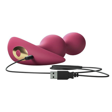 Love to Love Twinny Bud Buigbare Vibrerende Buttplug - roze - Erotiekvoordeel.nl