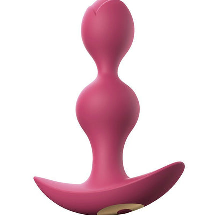 Love to Love Twinny Bud Buigbare Vibrerende Buttplug - roze - Erotiekvoordeel.nl
