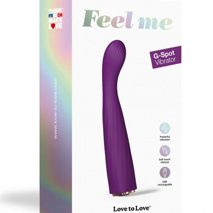 Love to Love Vibrating Feel Me G-Spot Vibrator - paars - Erotiekvoordeel.nl