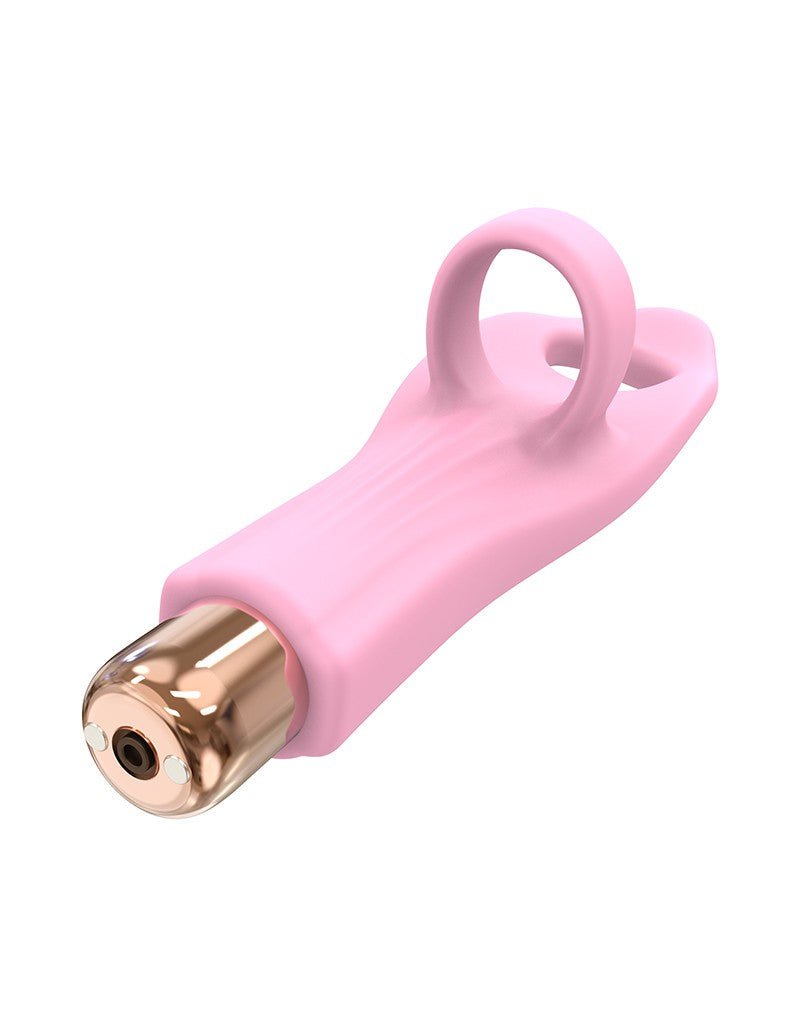 Love to Love Vibrating Tickle Me Vinger Vibrator - roze - Erotiekvoordeel.nl