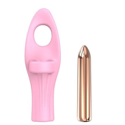 Love to Love Vibrating Tickle Me Vinger Vibrator - roze - Erotiekvoordeel.nl