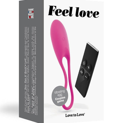 Love to Love Vibrerend Ei met remote control Feel the Love - Erotiekvoordeel.nl