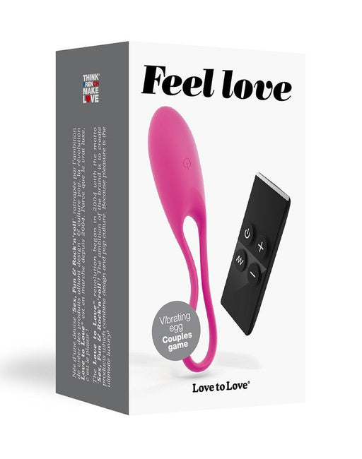 Love to Love Vibrerend Ei met remote control Feel the Love - Erotiekvoordeel.nl