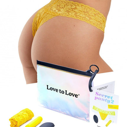 Love to Love Vibrerend Slipje SECRET PANTY 2 - geel - Erotiekvoordeel.nl