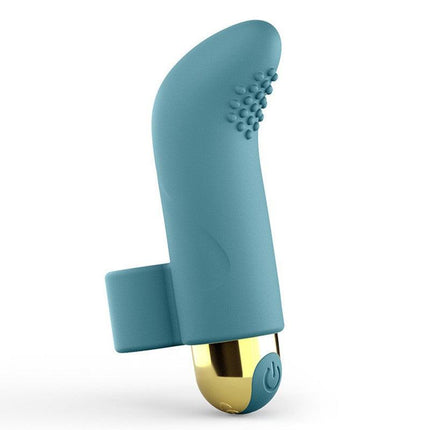 Love to Love Vinger Vibrator Touch Me Petrol - turquoise - Erotiekvoordeel.nl