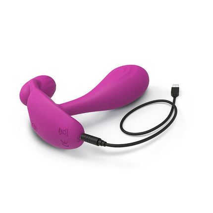 Love to Love - Witty - P-spot/Anaal & G-spot Vibrator met Afstandsbediening - Roze-Erotiekvoordeel.nl
