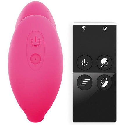 Love to Love Wonderlove Partnervibrator met 2 motoren en afstandsbediening - roze - Erotiekvoordeel.nl