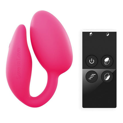 Love to Love Wonderlove Partnervibrator met 2 motoren en afstandsbediening - roze - Erotiekvoordeel.nl