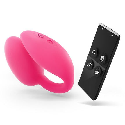 Love to Love Wonderlove Partnervibrator met 2 motoren en afstandsbediening - roze - Erotiekvoordeel.nl