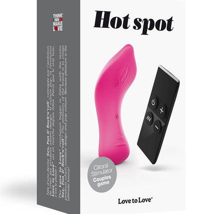 Love to love Clitoris Vibrator met remote control Hot Spot - Erotiekvoordeel.nl