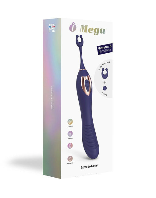 Love to love Ô MEGA Pinpoint Vibrator èn G-spot Vibrator - paars-Erotiekvoordeel.nl