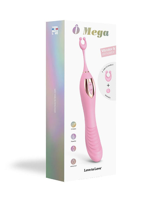 Love to love Ô MEGA Pinpoint Vibrator èn G-spot Vibrator - roze-Erotiekvoordeel.nl