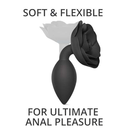 Love to love Open Roos Buttplug - maat L - zwart-Erotiekvoordeel.nl