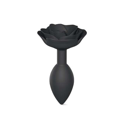 Love to love Open Roos Buttplug - maat L - zwart-Erotiekvoordeel.nl