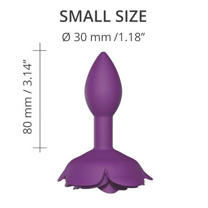 Love to love Open Roos Buttplug - maat S - paars-Erotiekvoordeel.nl