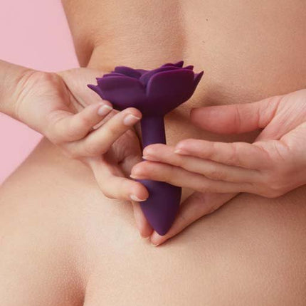 Love to love Open Roos Buttplug - maat S - paars-Erotiekvoordeel.nl